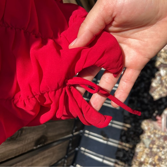 MAJORELLE Gerald Mini Dress in Red - Picture 7 of 8